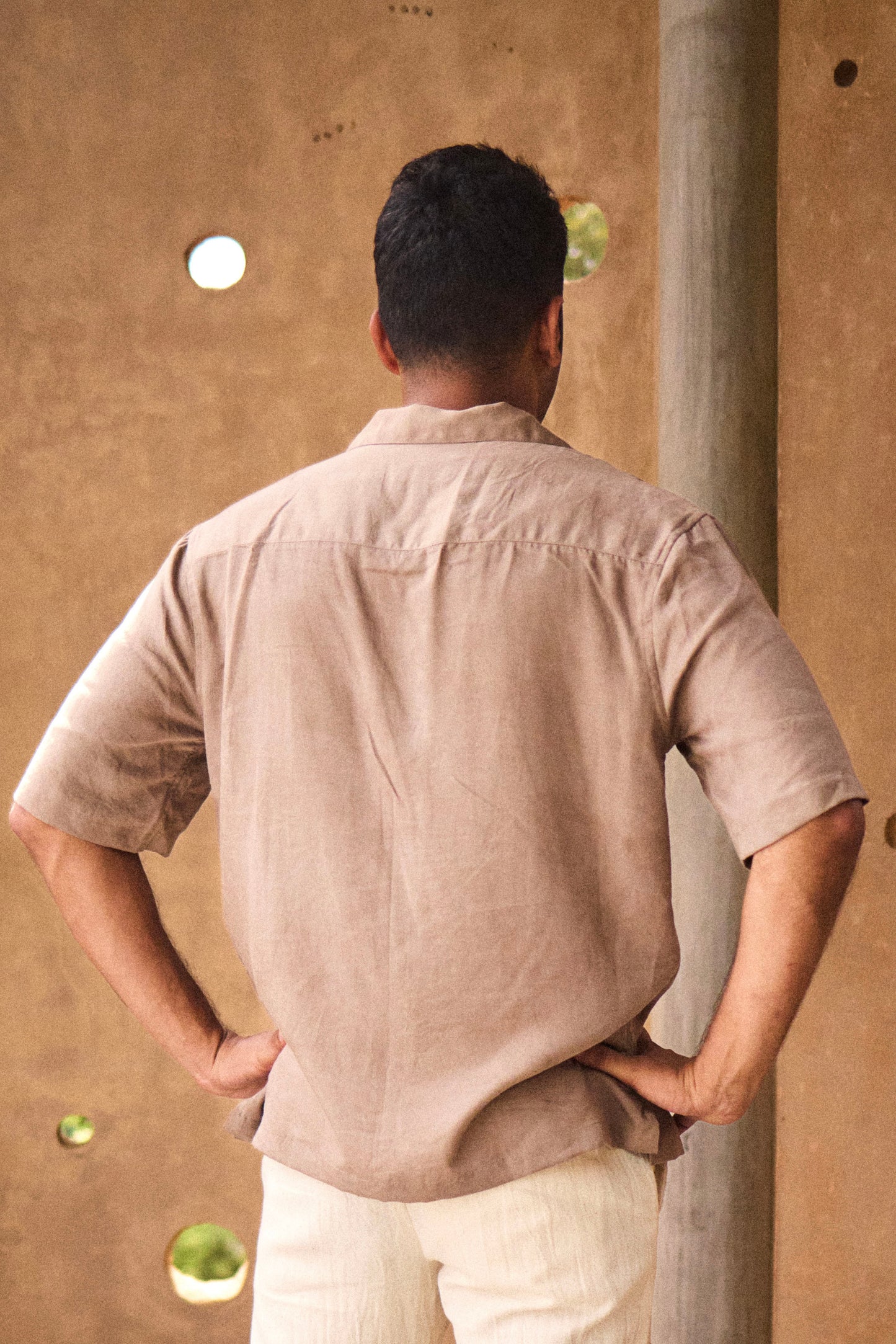 NATURAL BROWN - Weekend pants