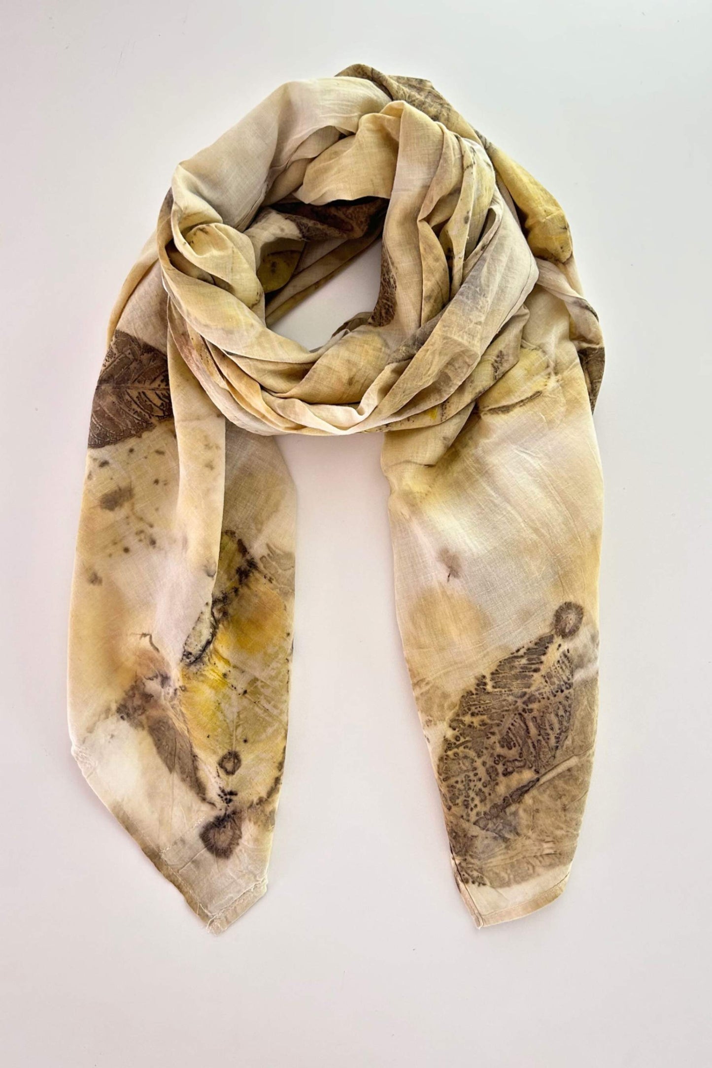 PERENNIAL AUTUMN - Khadi Cotton Scarf