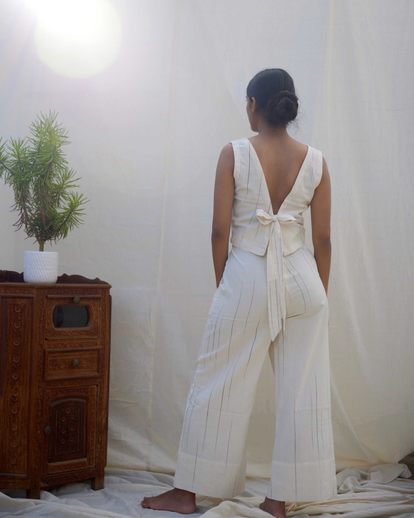 UNDYED - Natural stripes set