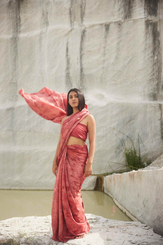 BLUSH - Mulberry Silk Saree