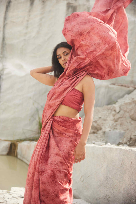 BLUSH - Mulberry Silk Saree