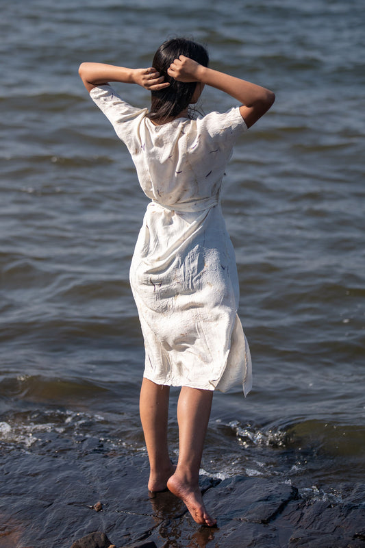 BRITTLE BREEZE - Wrap Dress