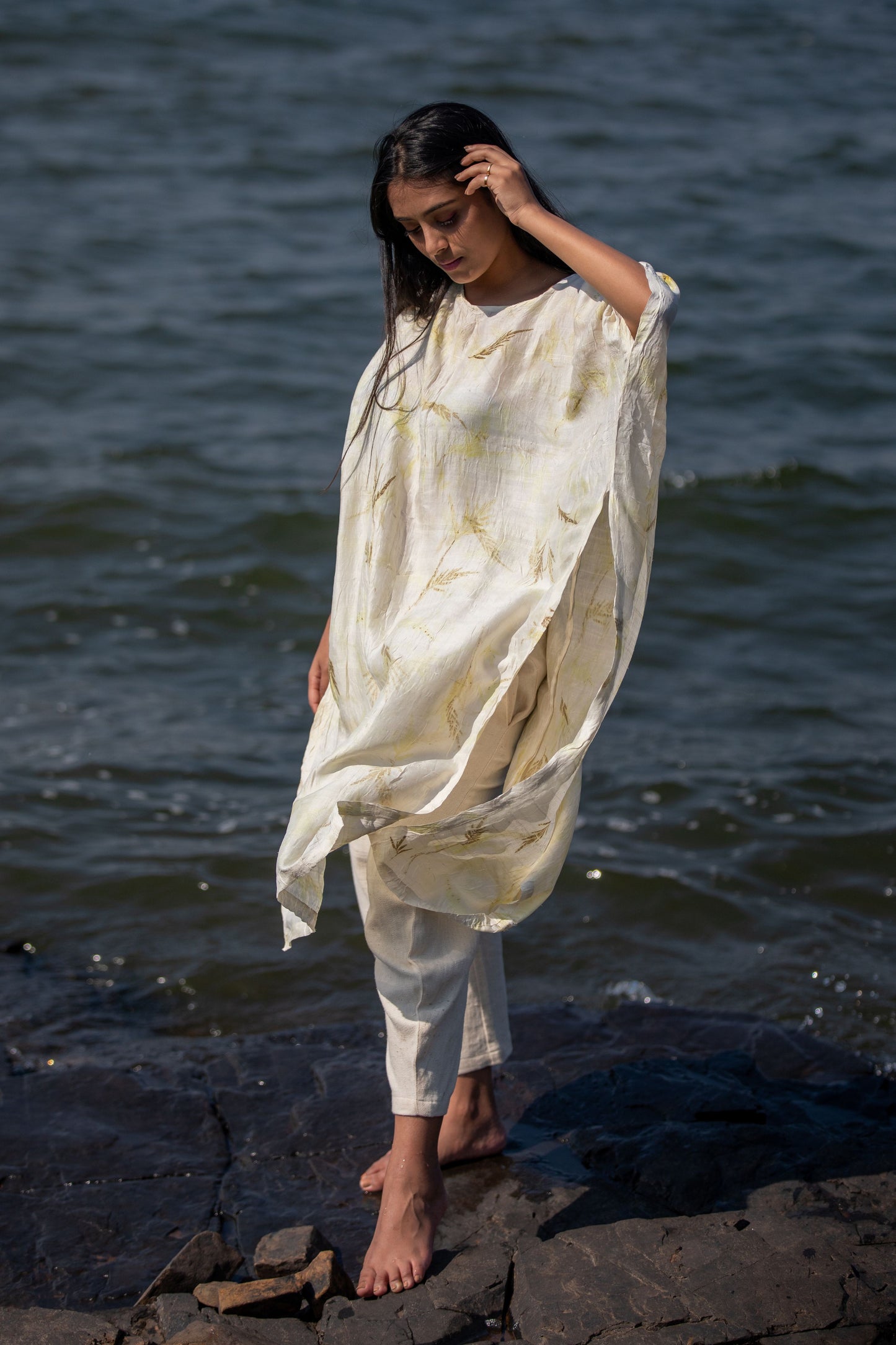 FROZEN FOREVER - High Slit Tunic