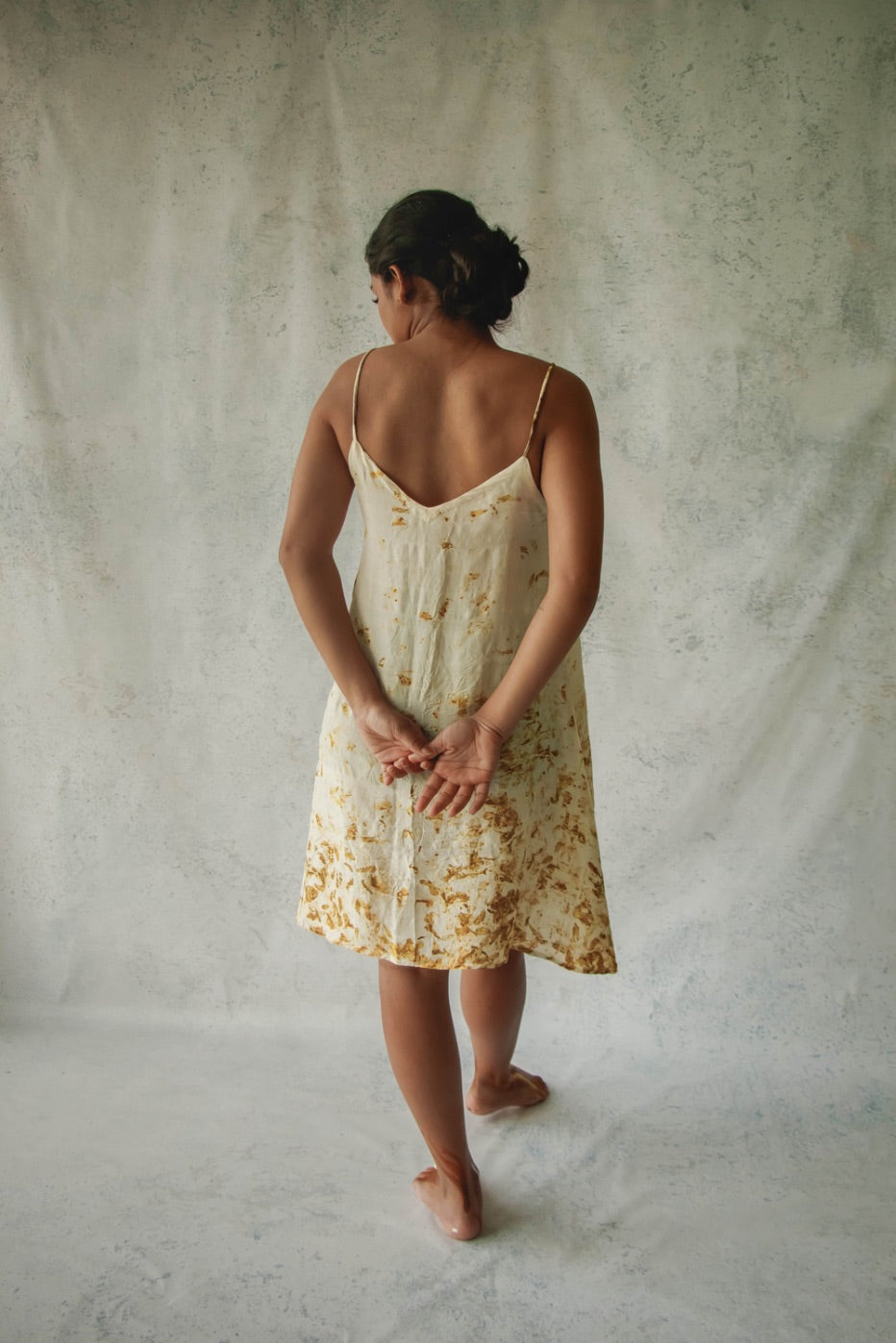 BLOOMS OF FALL - Short Slip Dress
