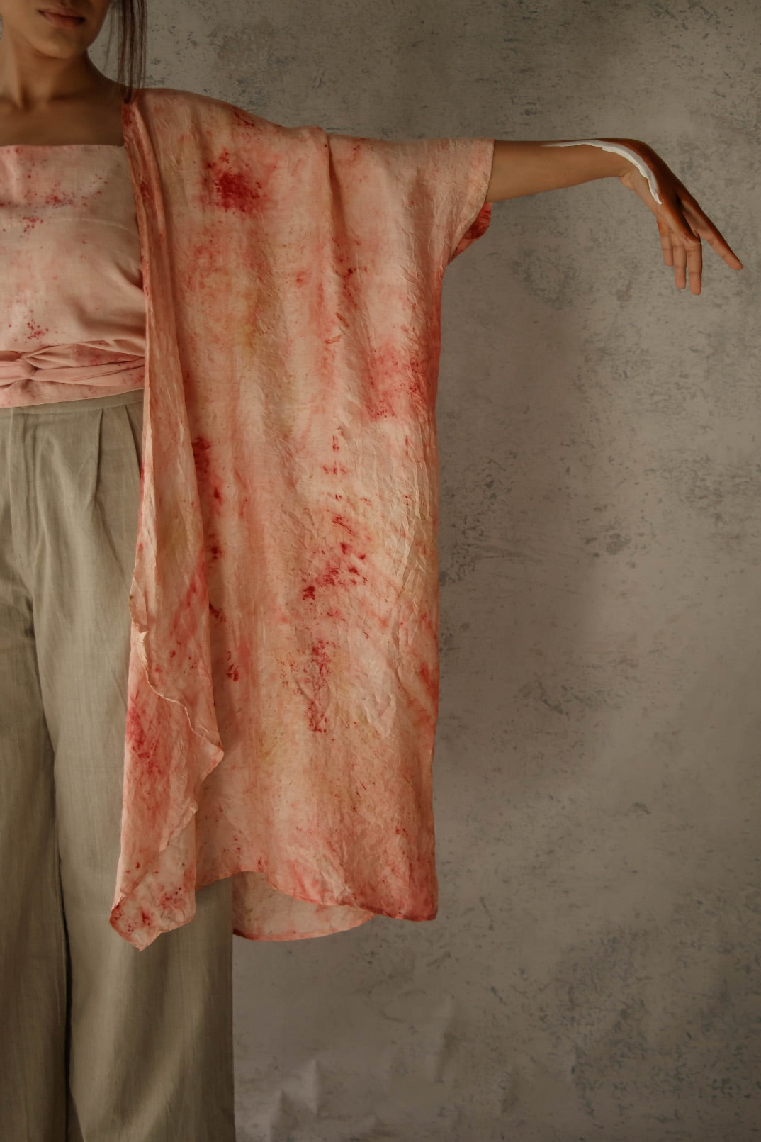BLUSH - Bias front Jacket