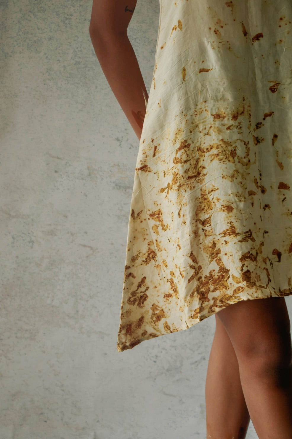 BLOOMS OF FALL - Short Slip Dress