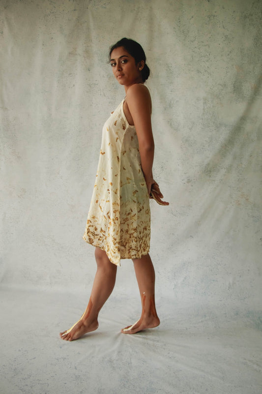 BLOOMS OF FALL - Short Slip Dress