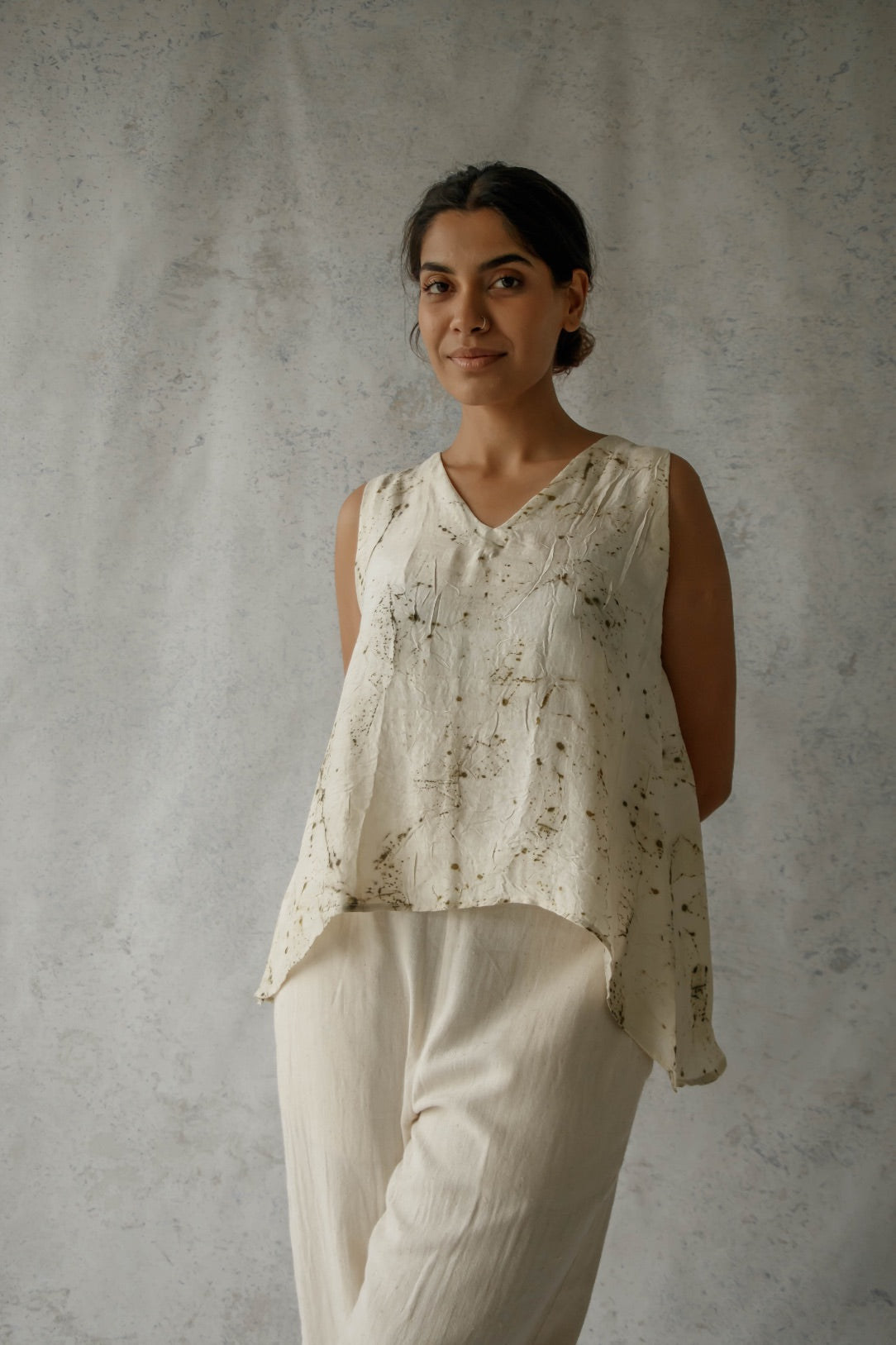 BITS OF GREEN - Inseparable A-line Top