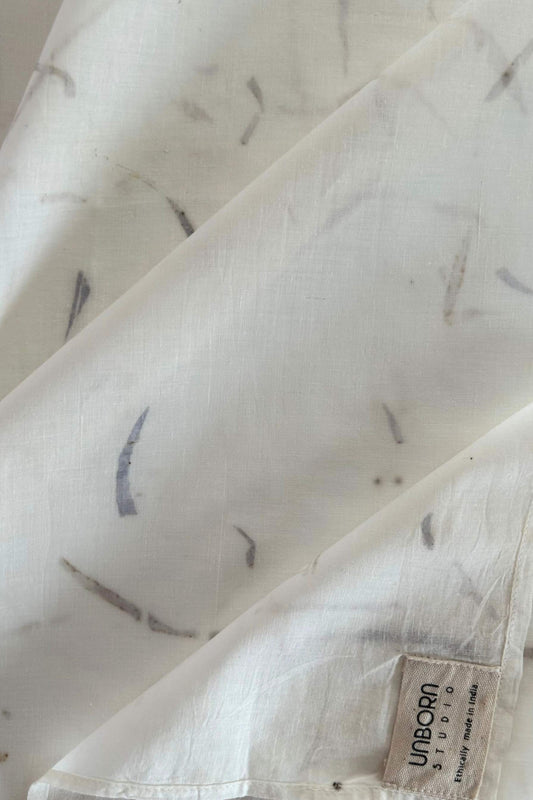 BRITTLE BREEZE - Handspun Cotton Scarf