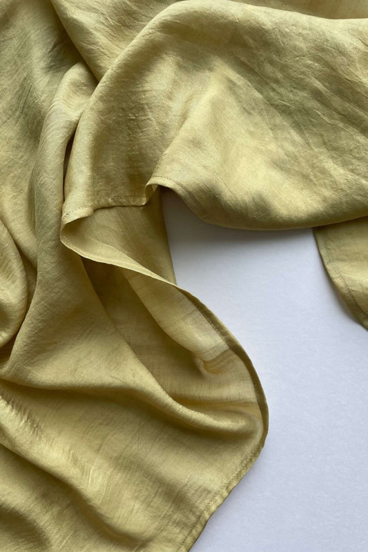 GOLDEN GREEN - Mulberry Silk Scarf