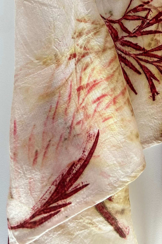 SCARLET SAGE - Mulberry Silk Scarf