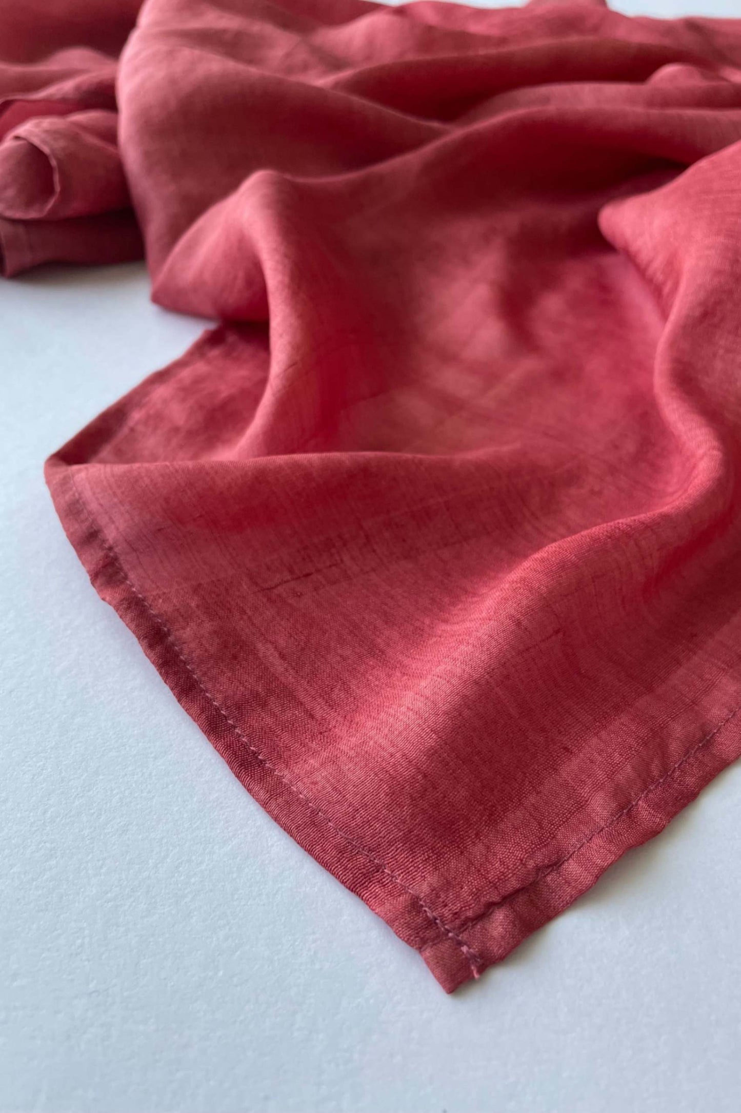 RED - Mulberry Silk Scarf
