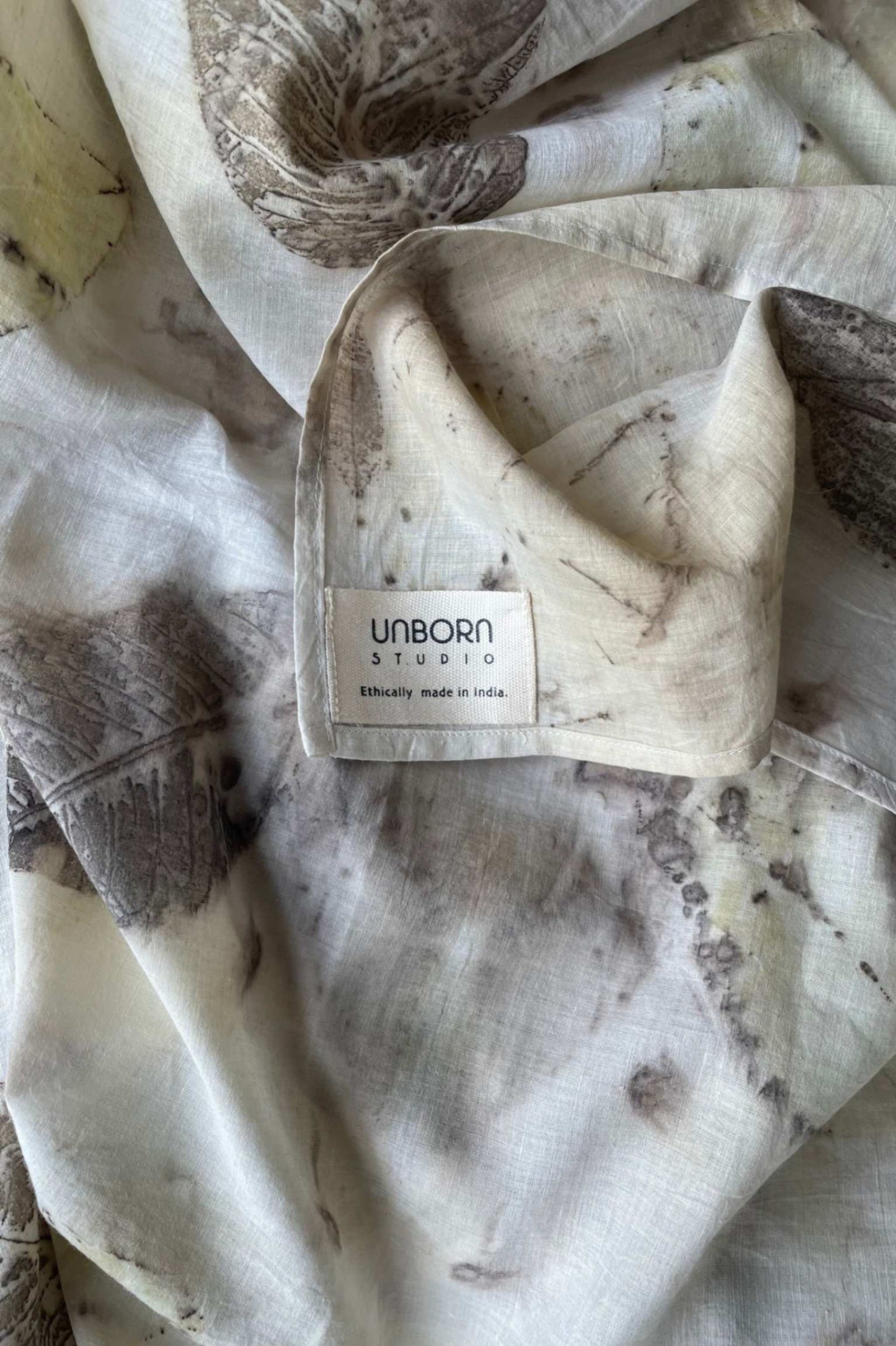 PERENNIAL AUTUMN - Khadi Cotton Scarf