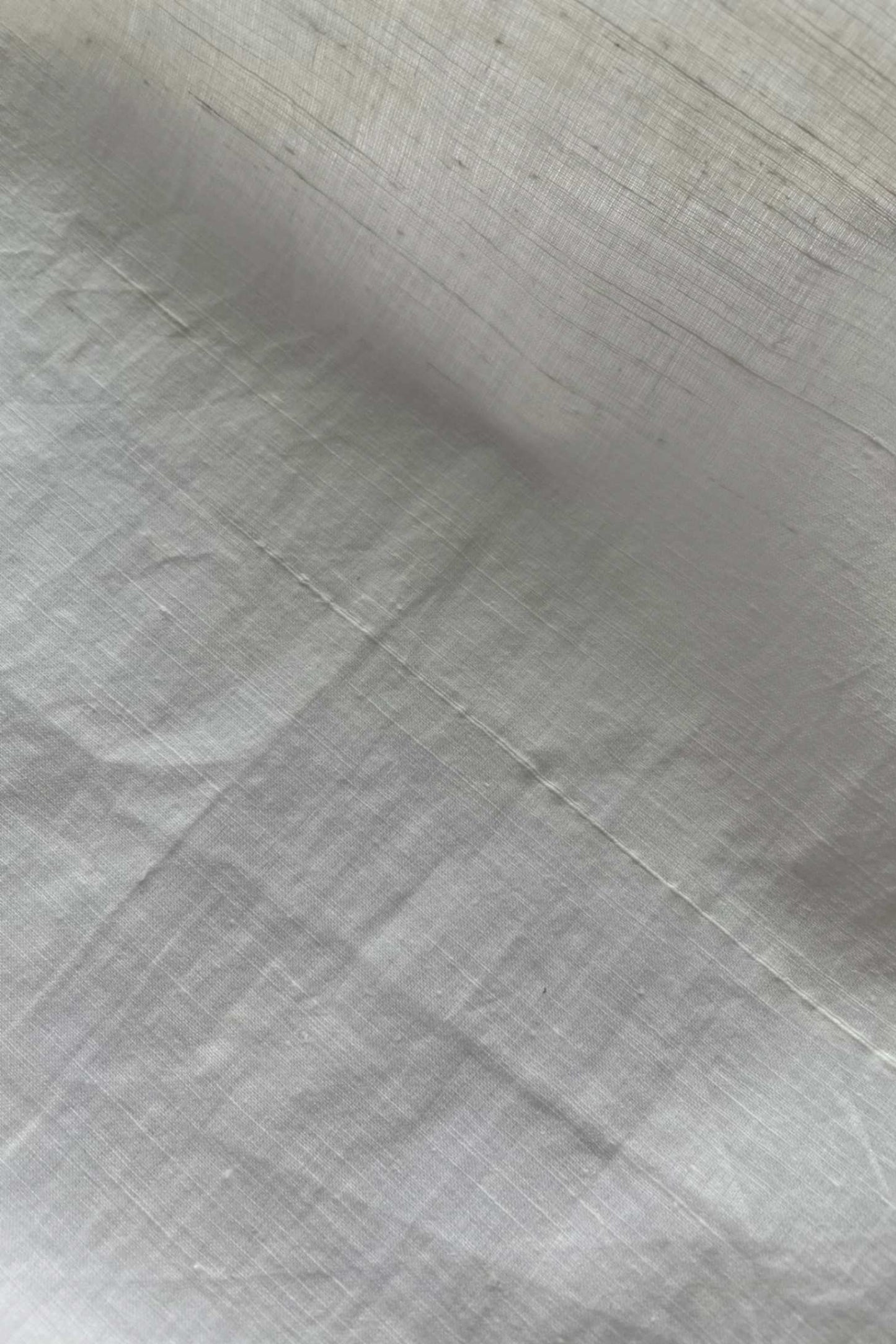 WHITE - Khadi Cotton Scarf
