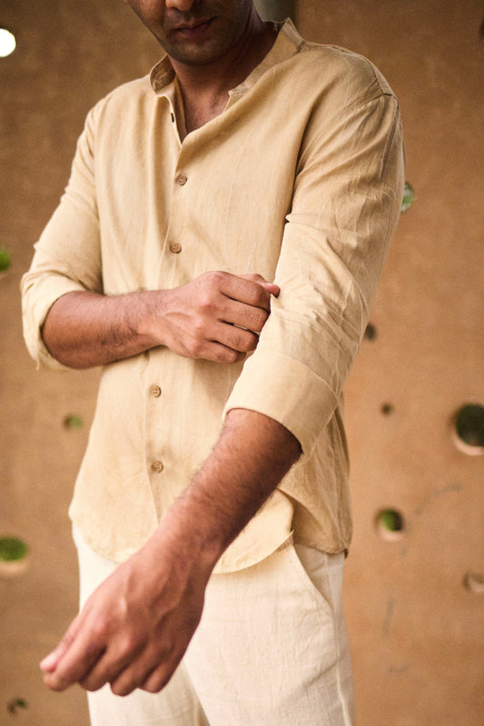 NATURAL LIME - Methodical man shirt