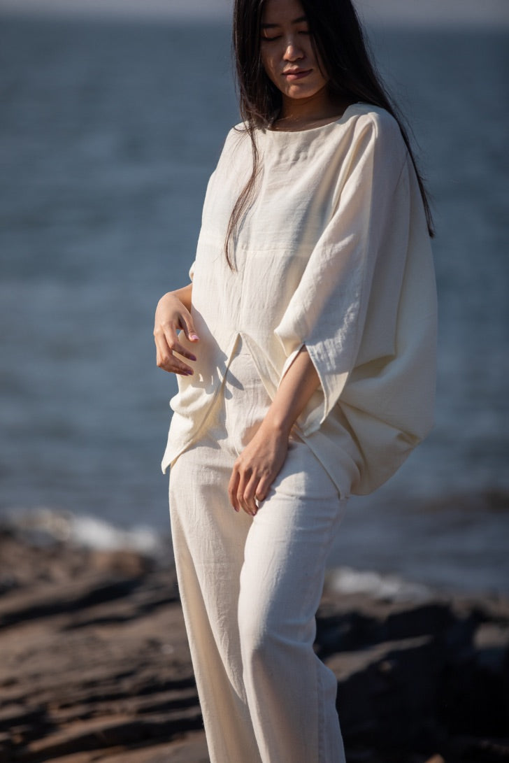 UNDYED - Iconic Side Cowl Top